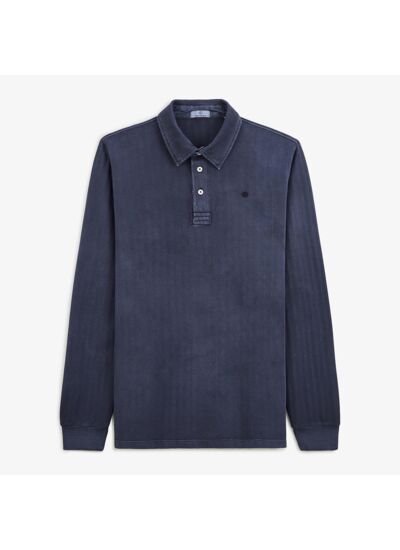 Polo manches longues Lance dark navy