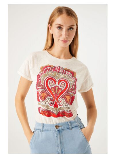 Women T-shirt White