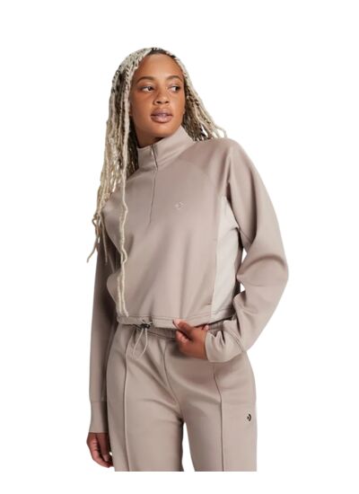 Fleece Turtle Neck Crop Vintage Cargo