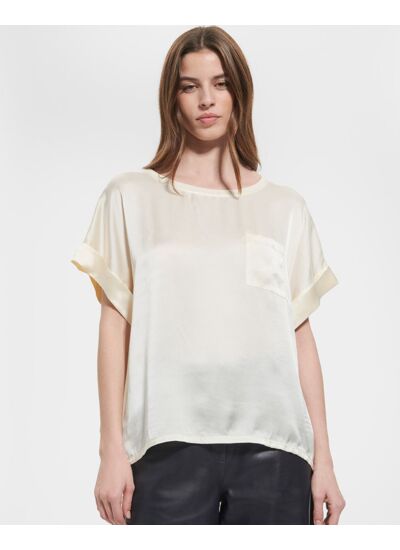 Top Theo Ecru en Coton