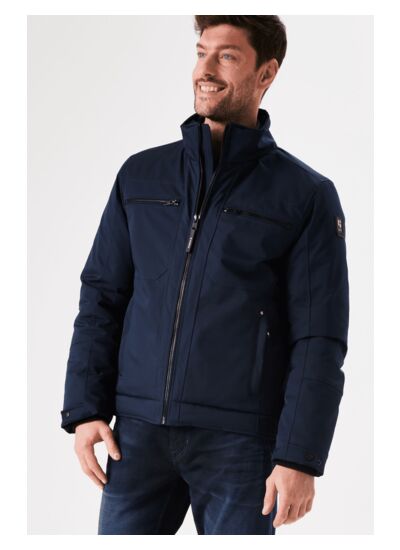 Men Coat Blue