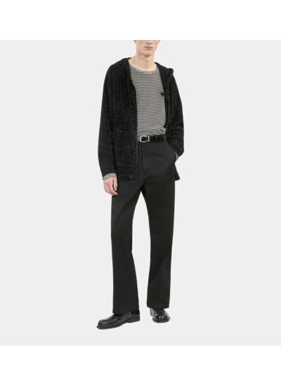 Cardigan Pailleté Noir Homme