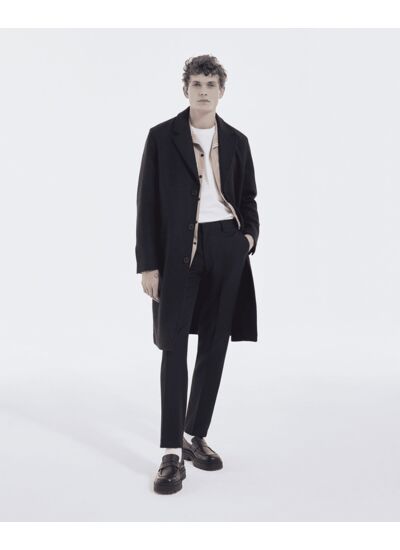 Manteau Double Face Avec 3 Boutons