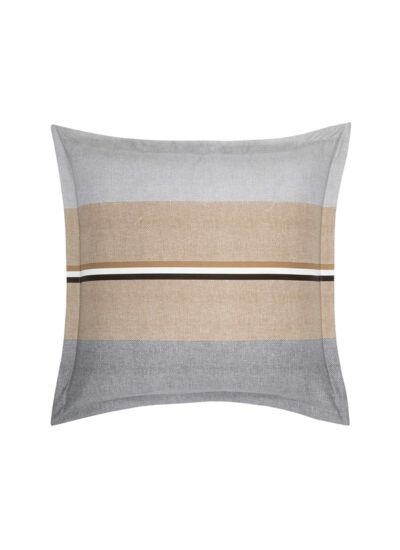 BOSS Home - Taie d'oreiller en satin de coton, Iconic Stripe
