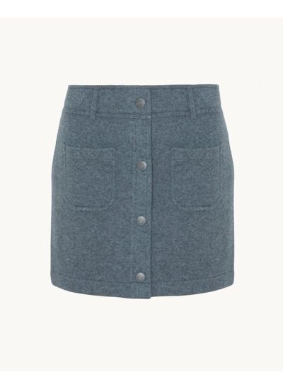 Jupe Dakota gris flanelle