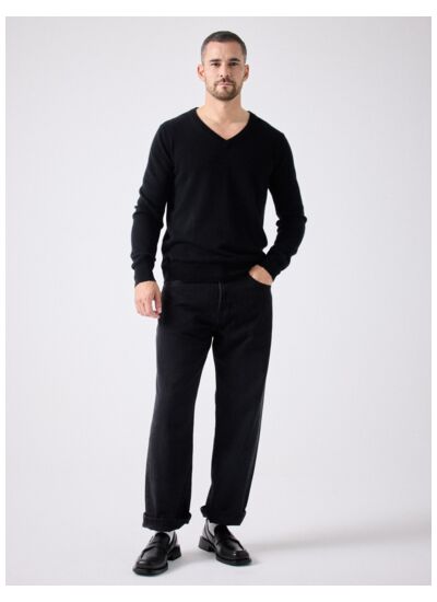 Pull cachemire Jean NOIR