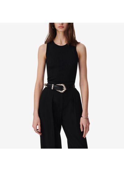Pull Côtelé Sans Manche Thana