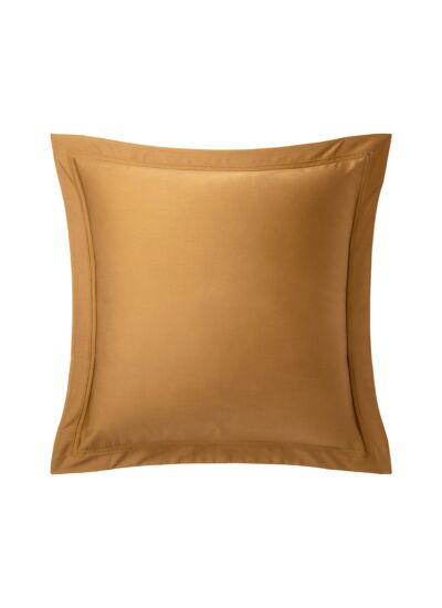 Yves Delorme - Taie d'oreiller en satin marron, Triomphe