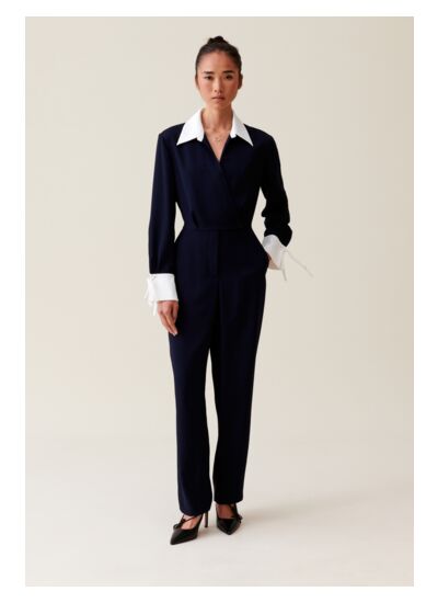 Combinaison bi-matière marine