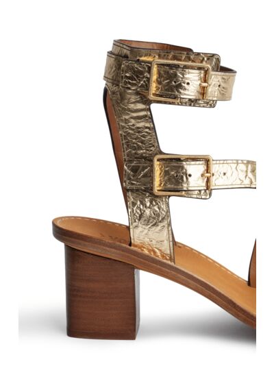 CECILIA CAPRESE SANDAL WRINKLE