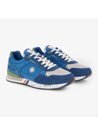 Sneaker Chamonix bicolore bleu aviateur