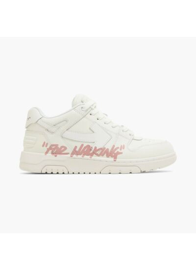 Off-White Out Of Office Low Tops For Walking White Pink - Précommande
