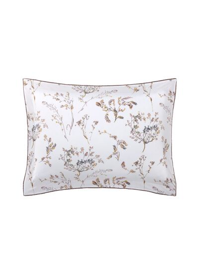 Yves Delorme - Taie d'oreiller en batiste de coton violet, Fugues