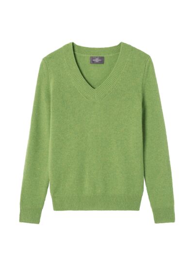 Pull col V - Femme - FENOUIL