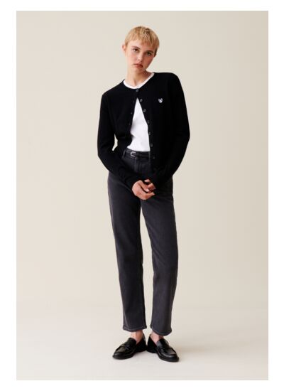 Cardigan Jean Toto laine