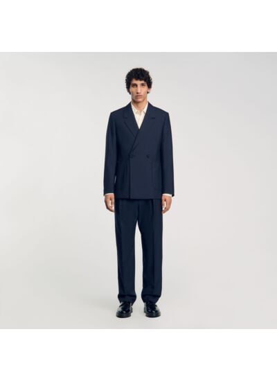 Veste de costume croisée