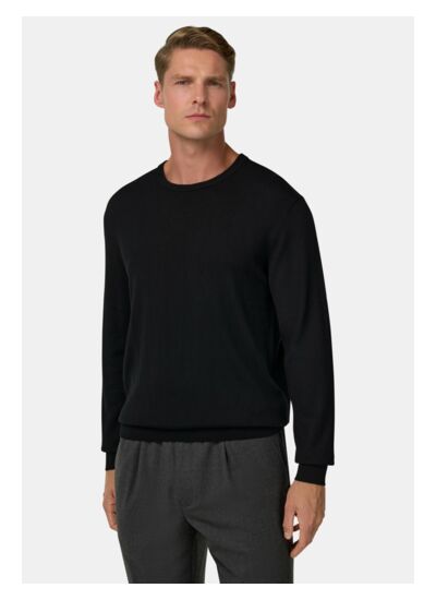 Pull Col Rond en Laine Mérinos