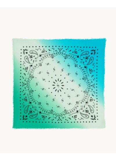 Bandana HACHIKO DIP DYE Grand bandana cachemire dip dye