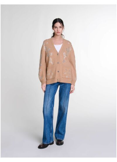 Cardigan bijoux