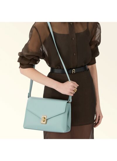 FURLA MERIDIANA M C.BODY W/DOUBLE STRAP - VITELLO BOLOGNA