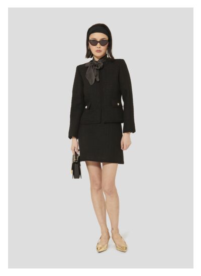 Veste Velvet-Charcoal en Polyester