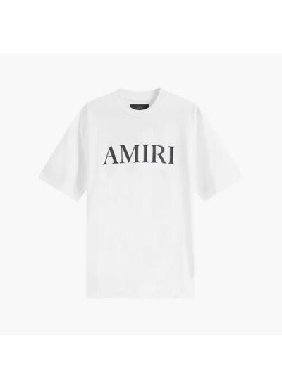 Amiri T-Shirt Logo Blanc