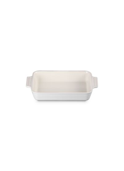Plat rectangulaire classique 25cm en céramique vapeur