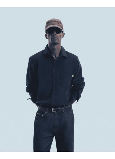 Chemise Manches Longues Velours Cotelé