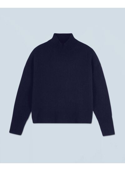 Pull Col Montant Oversize