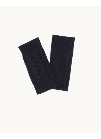 Mitaines GAMA Mitaines cachemire courtes torsadés, 12 fils