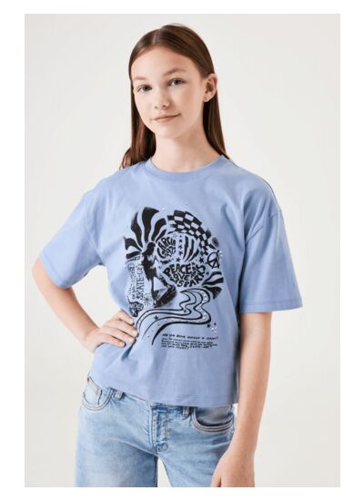 Girls T-shirt Blue