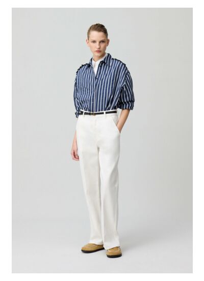 Chemise fluide rayée