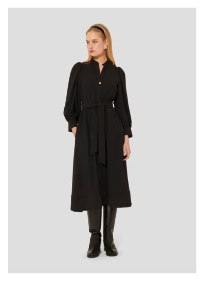 Robe Rivoltina-Charcoal en Polyester