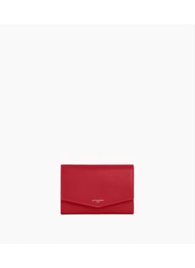 Portefeuille moyen modèle Charlotte en cuir lisse