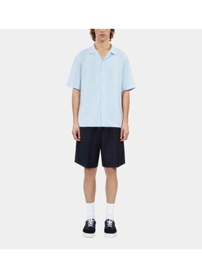 Chemise Bleu Ciel Manches Courtes Homme