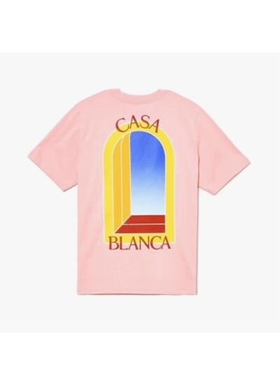 Casablanca T-Shirt L'Arche De Jour Rose