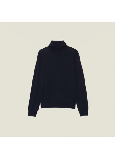 Pull à col roulé en laine Homme