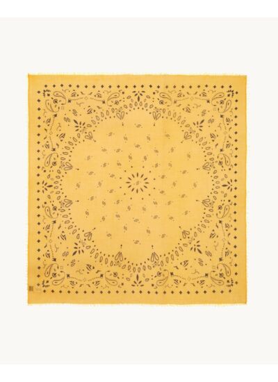 Très Grand Bandana EFFY Très grand bandana en voile de cachemire, 2 fils