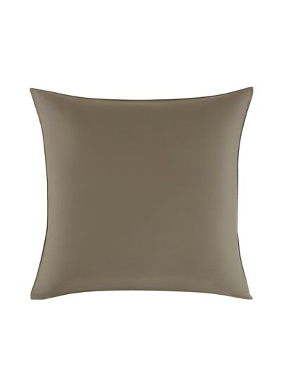 Kenzo - Taie d'oreiller en satin gris, Kz Iconic