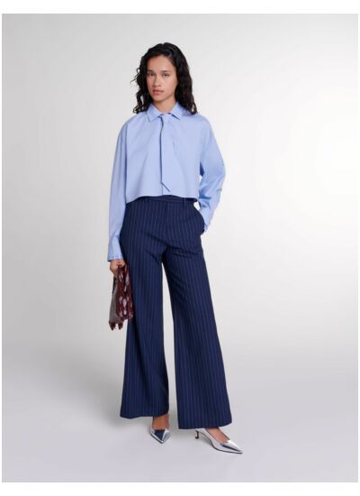 Chemise avec cravate amovible