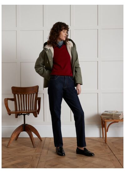 PANTALON DROIT DENIM BRUT