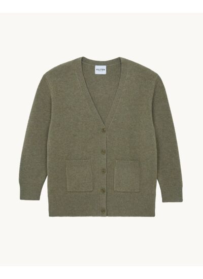 Cardigan Any kaki chiné