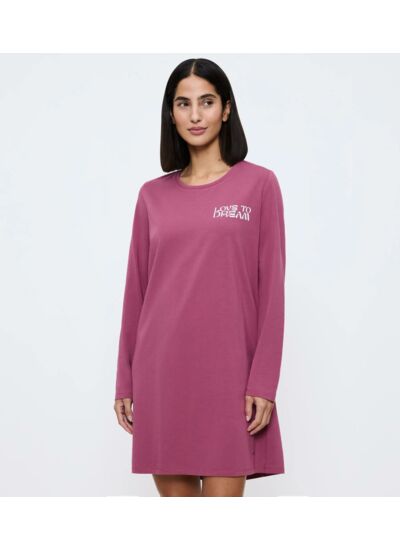 Chemise de nuit manche longue