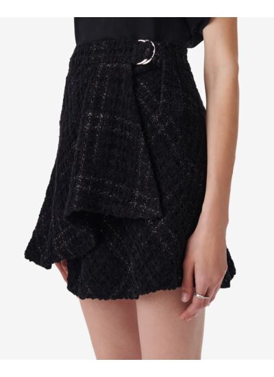 Jupe En Tweed À Carreaux Solfin