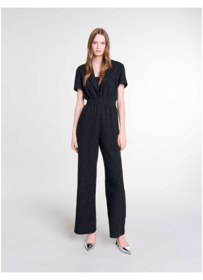 Combinaison pantalon en tweed