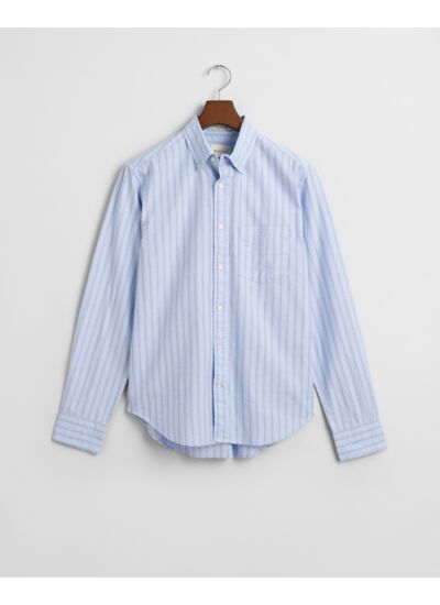 Regular Fit Striped Archive Oxford