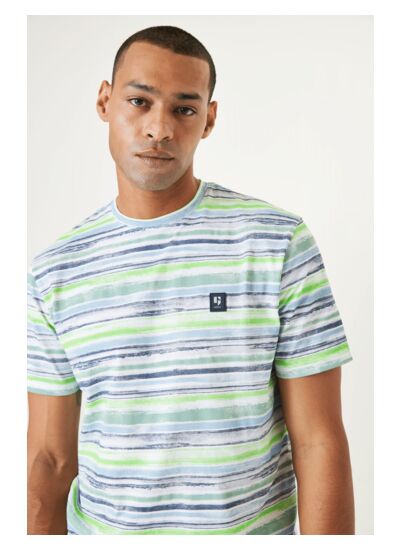 Men T-shirt Green