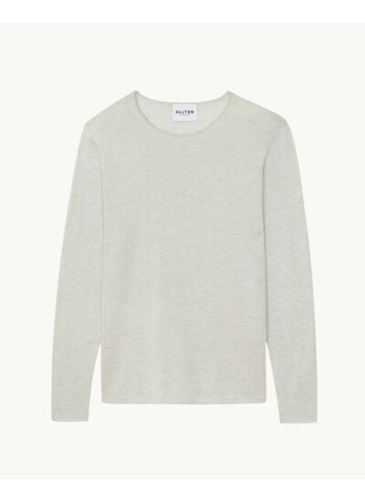 T-Shirt Richie Top Col Rond Cachemire Et Soie, 1 fil