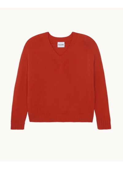Pull Alana orange rosso