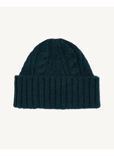 Bonnet à torsades - Accessoire - VERT ASTEROIDE